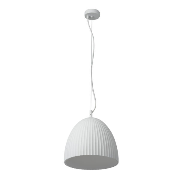 Decor Plaster Routes Bell Pendant 1XE27 White Decor Plaster Routes Bell Pendant 1XE27 White