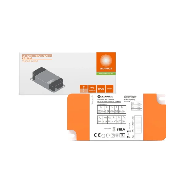 Светодиодный драйвер DR DS-P-32/220-240/750 PL FLEX 625 4058075843691