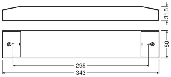 Светодиодный драйвер OT SLIM 250/220–240/24 4062172135917