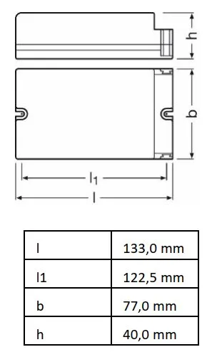 Светодиодный драйвер OT 110/170-240/1A0 4DIM NFC G3 CE 4062172219037