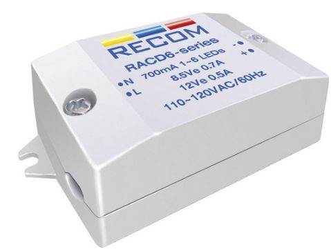 RECOM RACD06-700 RACD06 Импульсный источник питания со светодиодной индикацией RECOM RACD06-700 RACD06 Импульсный источник питания со светодиодной индикацией