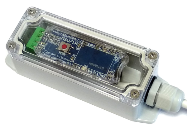 MSU71RL+G Датчик освещенности в герметичном коробе MSU71RL+G Датчик освещенности в герметичном коробе