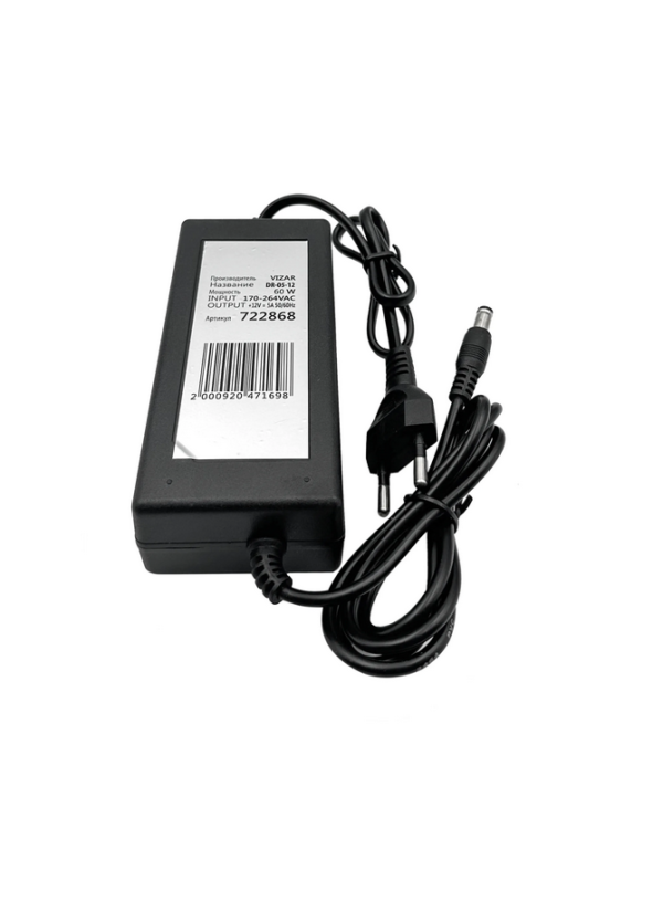 Сетевой блок питания DR-60-12 12V, 60W, 5A, IP20 Сетевой блок питания DR-60-12 12V, 60W, 5A, IP20