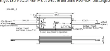 MeanWell HLG-40H Alu-SNT