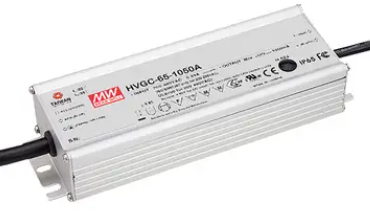 MeanWell HVGC-65 в металлическом корпусе, степень защиты IP65/67, однофазный MeanWell HVGC-65 в металлическом корпусе, степень защиты IP65/67, однофазный