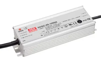 MeanWell HVGC-65 в металлическом корпусе, степень защиты IP65/67, однофазный MeanWell HVGC-65 в металлическом корпусе, степень защиты IP65/67, однофазный