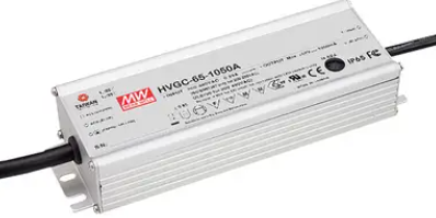 MeanWell HVGC-65 в металлическом корпусе, степень защиты IP65/67, однофазный MeanWell HVGC-65 в металлическом корпусе, степень защиты IP65/67, однофазный