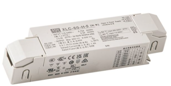 MEAN WELL XLC-60 LED-SNT в пластиковом корпусе