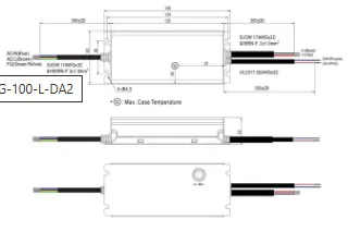 MEAN WELL XLG-100-DA2 LED-SNT IP67 Gesch