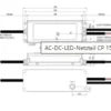 MEAN WELL XLG-150-DA2 LED-SNT IP67 Gesch