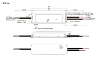 MEAN WELL XLG-240-DA2 LED-SNT IP67 Gesch