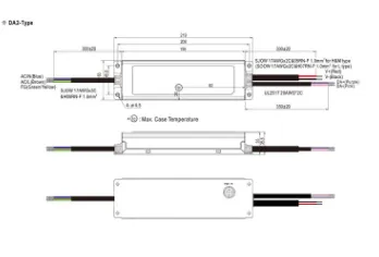 MEAN WELL XLG-240-DA2 LED-SNT IP67 Gesch