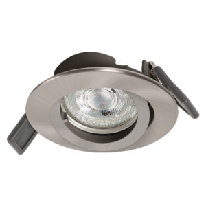 Spotlight Recess Set Incl. Osram LED 4.3W GU10 Brushed Nickel