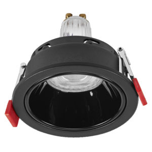 Spot Set Recess GU10 Press 4.5W 827 Black Spot Set Recess GU10 Press 4.5W 827 Black