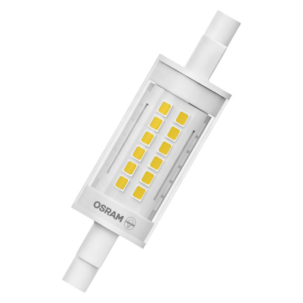 LED Slim Line 78 75 300° DIM 9.5W 827 Clear R7s