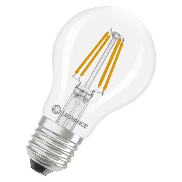 LED Classic A 40 Filament V 3.4W 830 Clear E27 LED Classic A 40 Filament V 3.4W 830 Clear E27
