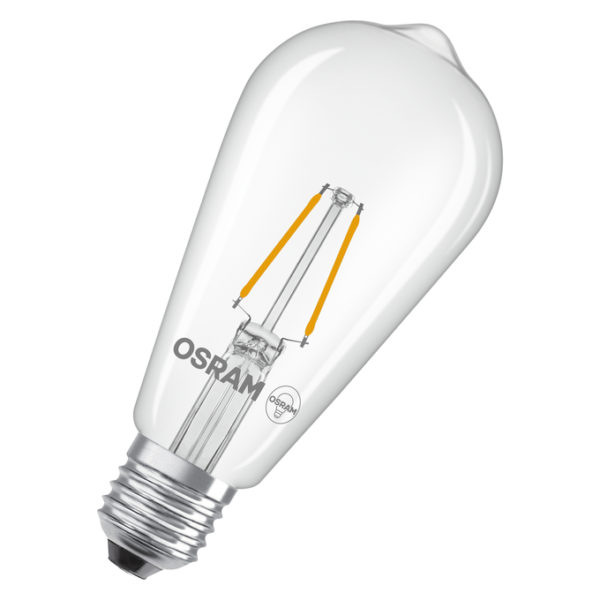 LED Star Classic Edison 25 Filament 1.8W 827 Clear E27