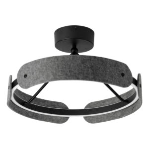 Decor Curve Felt Ceiling 33W 830 Dark Grey Decor Curve Felt Ceiling 33W 830 Dark Grey