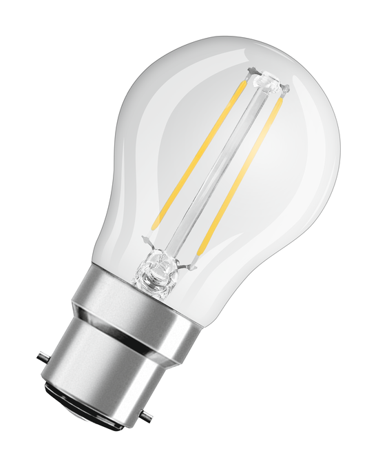 LED Star Classic P 25 Filament 2.5W 827 Clear B22d LED Star Classic P 25 Filament 2.5W 827 Clear B22d