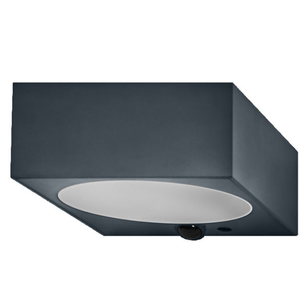 ENDURA® Style Solar Sensor Wall Down IP54 Dark Grey