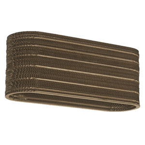 Decor Cardboard Oval Ceiling 3XE27 Brown