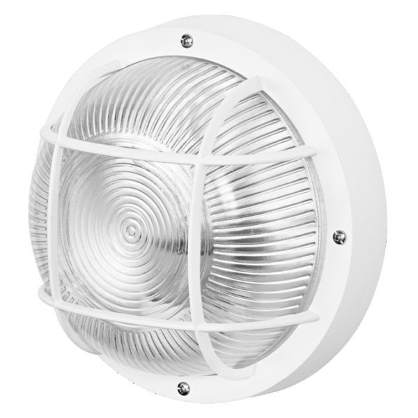 Bulkhead Essential Round E27 White Bulkhead Essential Round E27 White
