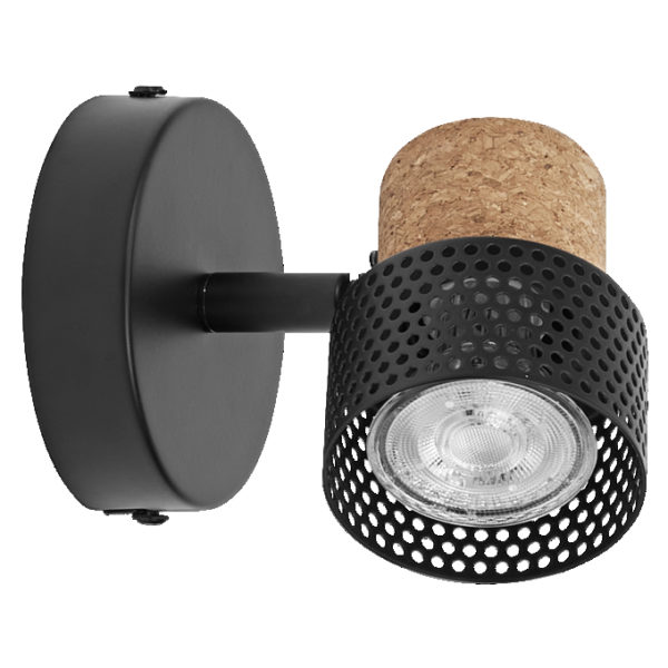 Decor Spot Cork GU10 Black 1x3.4W 927 DIM Decor Spot Cork GU10 Black 1x3.4W 927 DIM