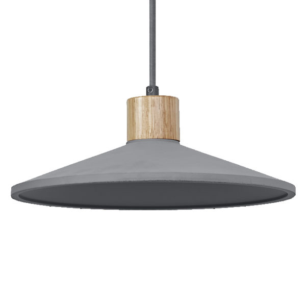 Decor Concrete Wood Pendant 320 mm E27 Dark Grey Decor Concrete Wood Pendant 320 mm E27 Dark Grey