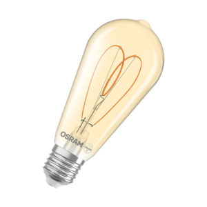 Vintage 1906 Edison 40 Heart Filament DIM 4.9W 922 Gold E27 Vintage 1906 Edison 40 Heart Filament DIM 4.9W 922 Gold E27