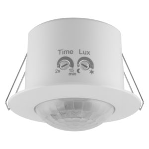 SENSOR CEILING FLUSH 360DEG IP20 WT SENSOR CEILING FLUSH 360DEG IP20 WT