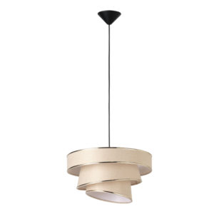 Decor Glittery Pendant E27 Beige Decor Glittery Pendant E27 Beige
