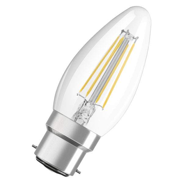 LED Star Classic B 40 Filament 4W 840 Clear B22d