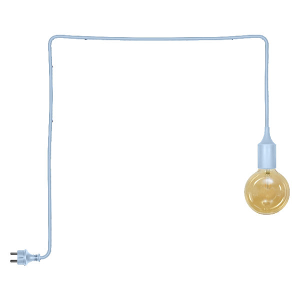 ENDURA® Decor Portable Pendant 5m 2.5W 824 Plug E27 Blue ENDURA® Decor Portable Pendant 5m 2.5W 824 Plug E27 Blue