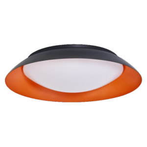 Orbis Plate 480MM 45W 830 Click DIM Black and Orange Orbis Plate 480MM 45W 830 Click DIM Black and Orange