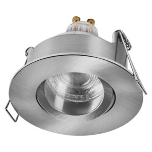 SMART+ MATTER LED Spot Recess GU10 IP65 Adjustable 4.7W RGBW Satin Nickel