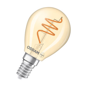 Vintage 1906 Classic P 40 Spiral Filament DIM 4.9W 922 Gold E14 Vintage 1906 Classic P 40 Spiral Filament DIM 4.9W 922 Gold E14