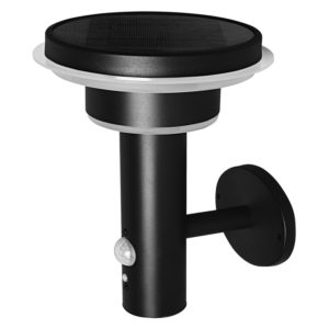 ENDURA Style Solar Wall Sensor Double Circle 6W Black ENDURA Style Solar Wall Sensor Double Circle 6W Black