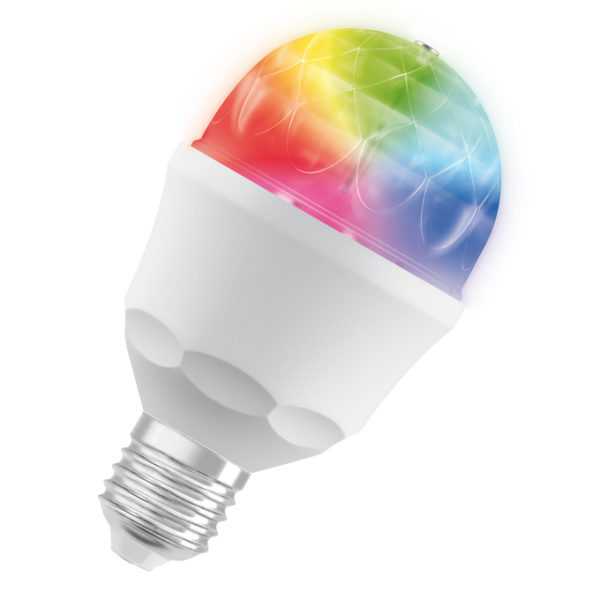 LED DISCO PARTY RGB ROTATING LAMP 3W 230V CLEAR E27 single pack LED DISCO PARTY RGB ROTATING LAMP 3W 230V CLEAR E27 single pack
