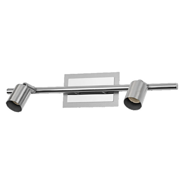 LED Spot Cylinder Duo 2xGU10 Brushed Nickel