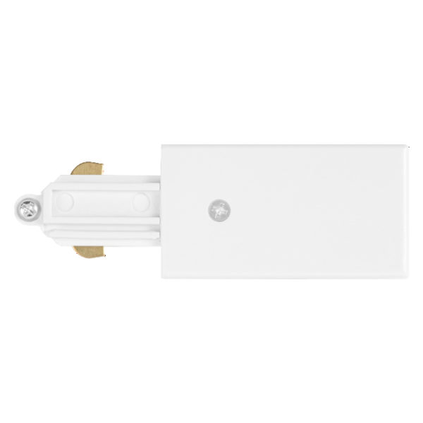 Tracklight Supply Connector White