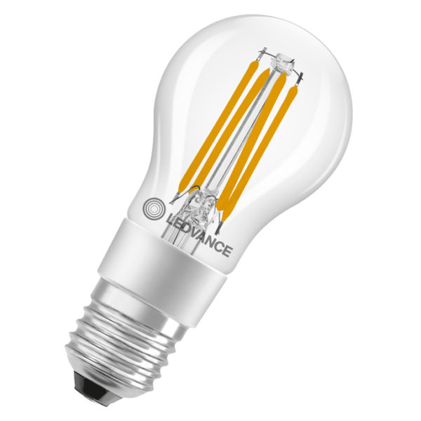 LED Classic A 60 Filament Motion & Daylight sensor S 7.3W 827 Clear E27 LED Classic A 60 Filament Motion & Daylight sensor S 7.3W 827 Clear E27