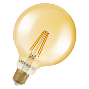 Vintage 1906 Globe 52 Filament 6.5W 824 Gold E27 Vintage 1906 Globe 52 Filament 6.5W 824 Gold E27