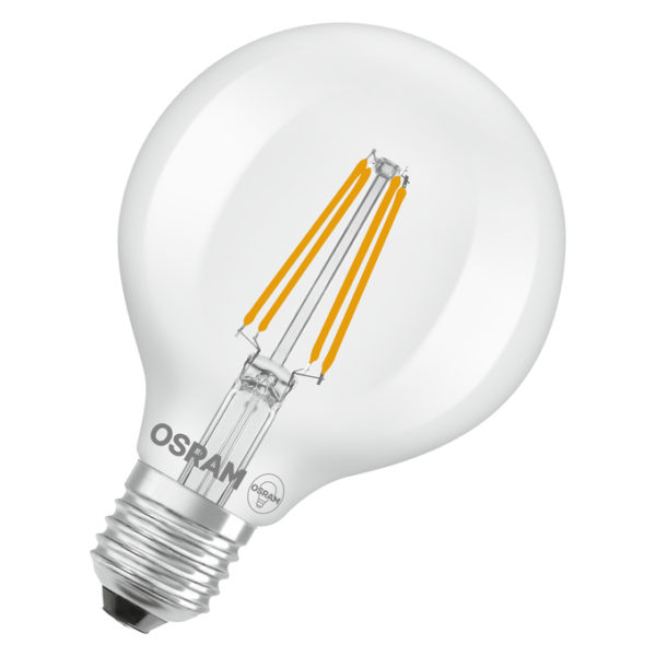 LED Classic Globe 95 75 Filament Energy efficiency class A 5W 827 Clear E27 LED Classic Globe 95 75 Filament Energy efficiency class A 5W 827 Clear E27