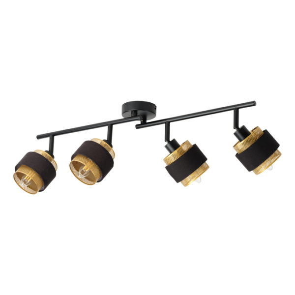 Decor Spot Hornet 4X2.8W 827 E14 Black Decor Spot Hornet 4X2.8W 827 E14 Black
