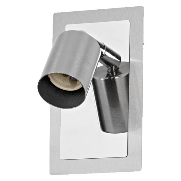 LED Spot Cylinder Duo 1xGU10 Brushed Nickel