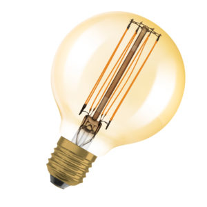 Vintage 1906 Globe 80 40 Filament DIM 5.8W 822 Gold E27 Vintage 1906 Globe 80 40 Filament DIM 5.8W 822 Gold E27