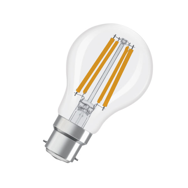 LED Superstar Classic A 60 Filament DIM 5.9W 827 Clear B22d