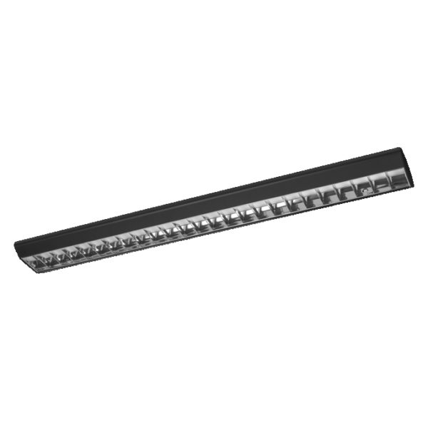 LED Office Line Grid Curve 1.2m DIM 840 Black LED Office Line Grid Curve 1.2m DIM 840 Black