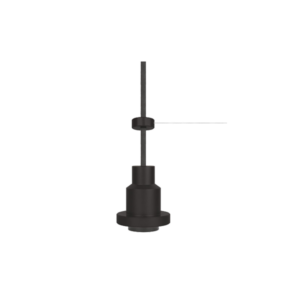 1906  PENDULUM PRO BLACK 1*Е27  68*84mm (длина провода - 3000мм) - подвес свет-к LEDV