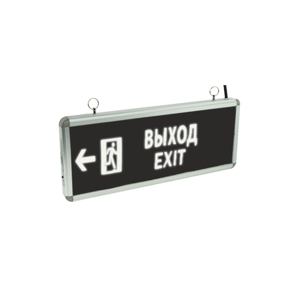 FL-EmL LEDFrame-01  3W  90min 152x363x20 светильник С НАКЛЕЙКОЙ аварийный (зеленый свет)